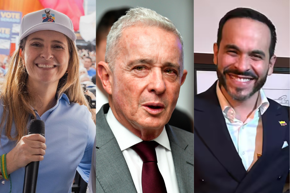 Paloma Valencia, con el apoyo de Álvaro Uribe, se disputa con Abelardo de la Espriella el liderazgo de la derecha.
