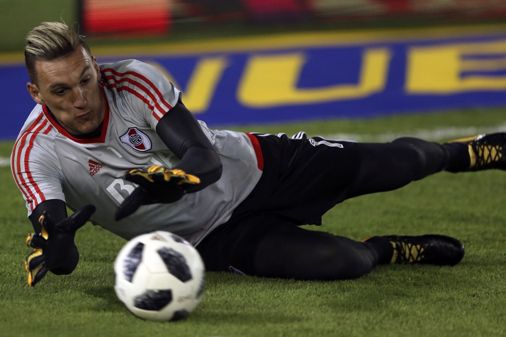 Franco Armani, arquero de River Plate de Argentina. / Getty Images