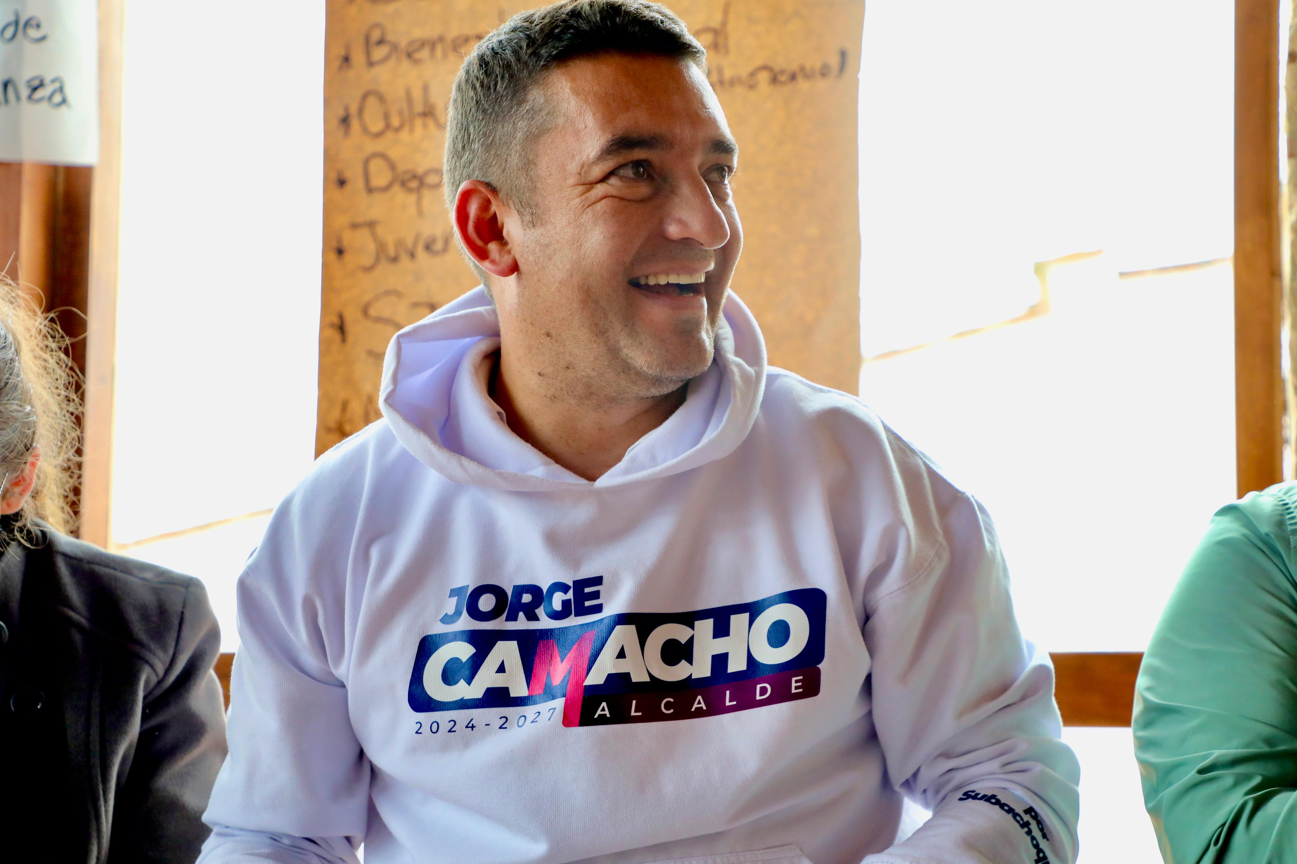 Jorge Camacho alcalde Subachoque 2024-2027.