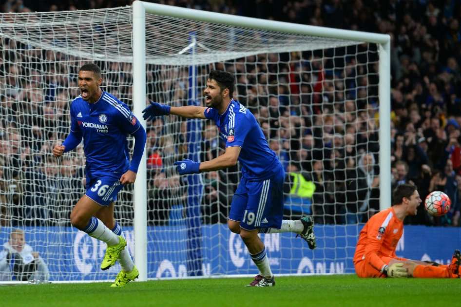Ruben Loftus-Cheek celebra el segundo tanto del Chelsea. Foto: AFP