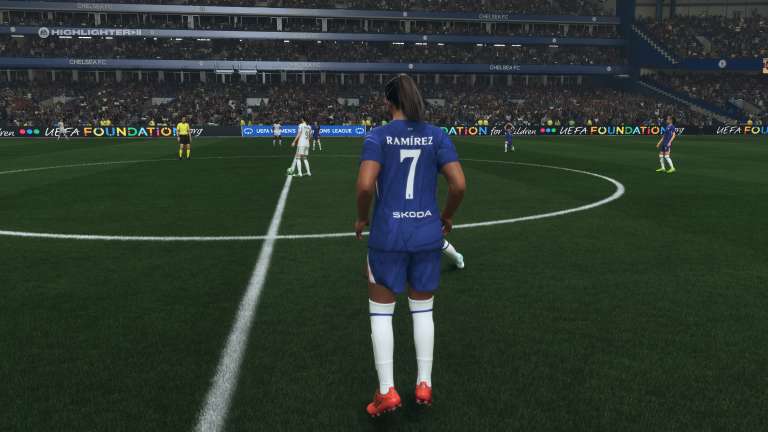 Mayra Ramírez, delantera de la selección Colombia femenina, con su club en EA Sports FC 26.