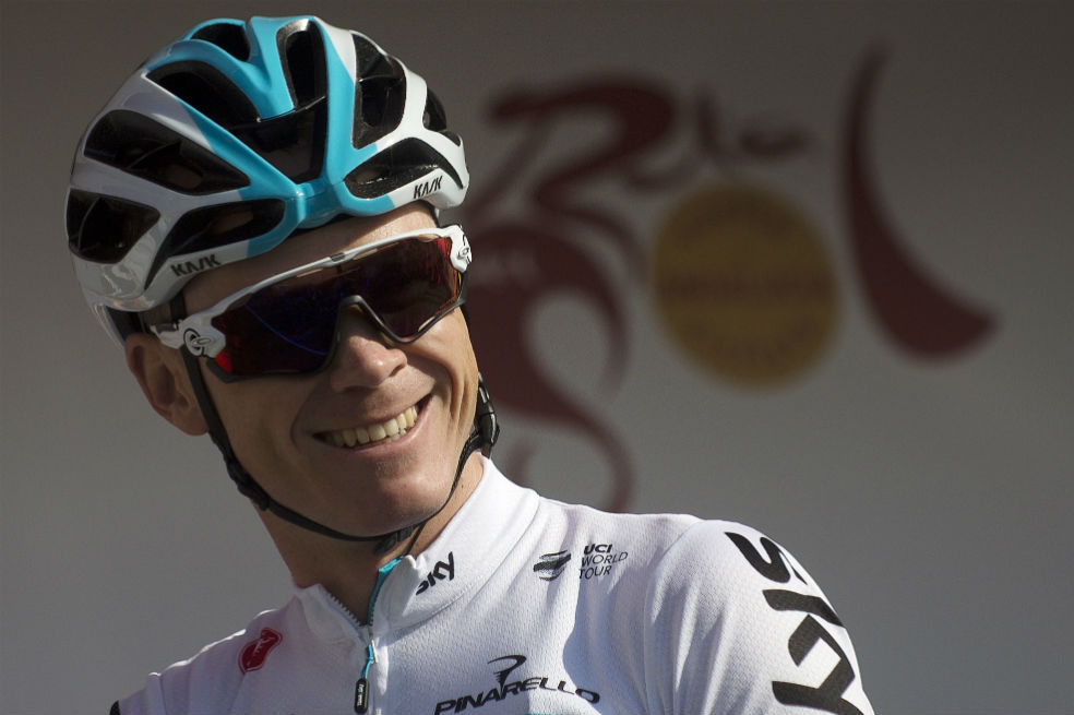 Chris Froome, líder del equipo Sky. / AFP