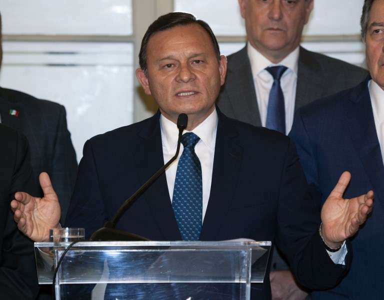 El ministro de Relaciones Exteriores de Perú, Néstor Popolizio, quien encabezó la cita del Grupo de Lima del 4 de enero. / AFP