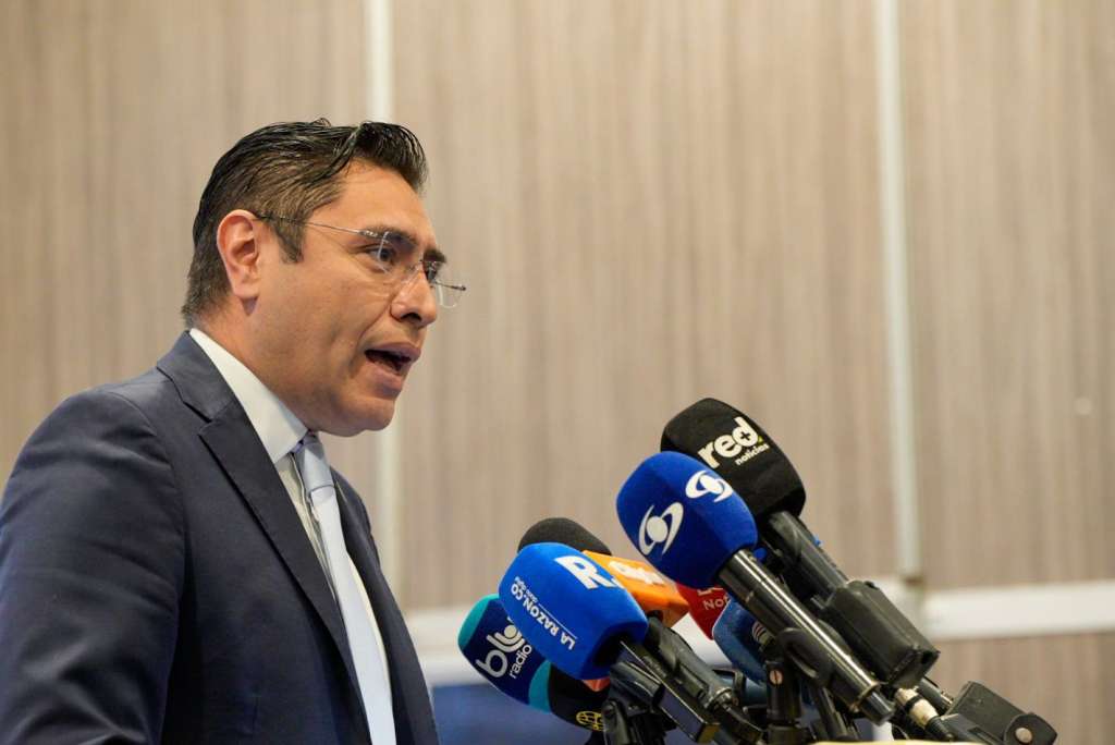 Cristian Quiróz, presidente del Consejo Nacional Electoral (CNE).