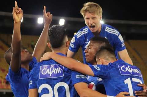 Contundente victoria de Millonarios contra Santa Fe en el clásico capitalino