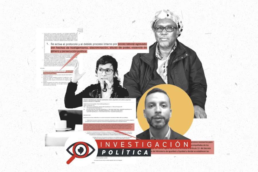 El ministro de Igualdad, Carlos Rosero; la viceministra Tamara Ospina; y el exdirectivo de Fonigualdad Ricardo Suárez están en la polémica.