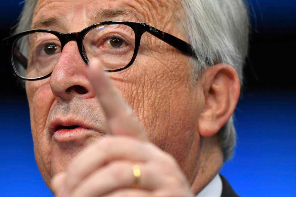 Jean-Claude Juncker destaca que Europa provee más de la mitad de la ayuda internacional humanitaria. / AP