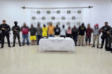 Líderes del Clan del Golfo entre los 156 capturados por secuestro y extorsión