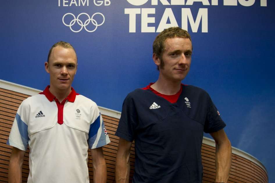 Bradley Wiggins y Chris Froome estuvieron dentro de la selección de ciclismo de Gran Bretaña en los Juegos Olímpicos. Foto: AFP