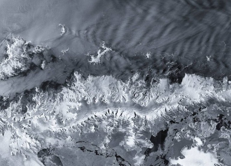 Las impresionantes imágenes de la Antártida captadas por nuevo satélite de la Agencia Espacial Europea