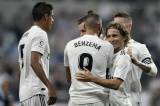 El Real Madrid se toma un respiro con una goleada en la liga