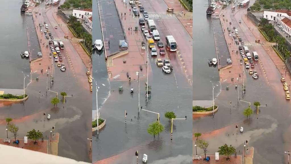 Inundaciones en Cartagena: más de 20 barrios se encuentran afectados