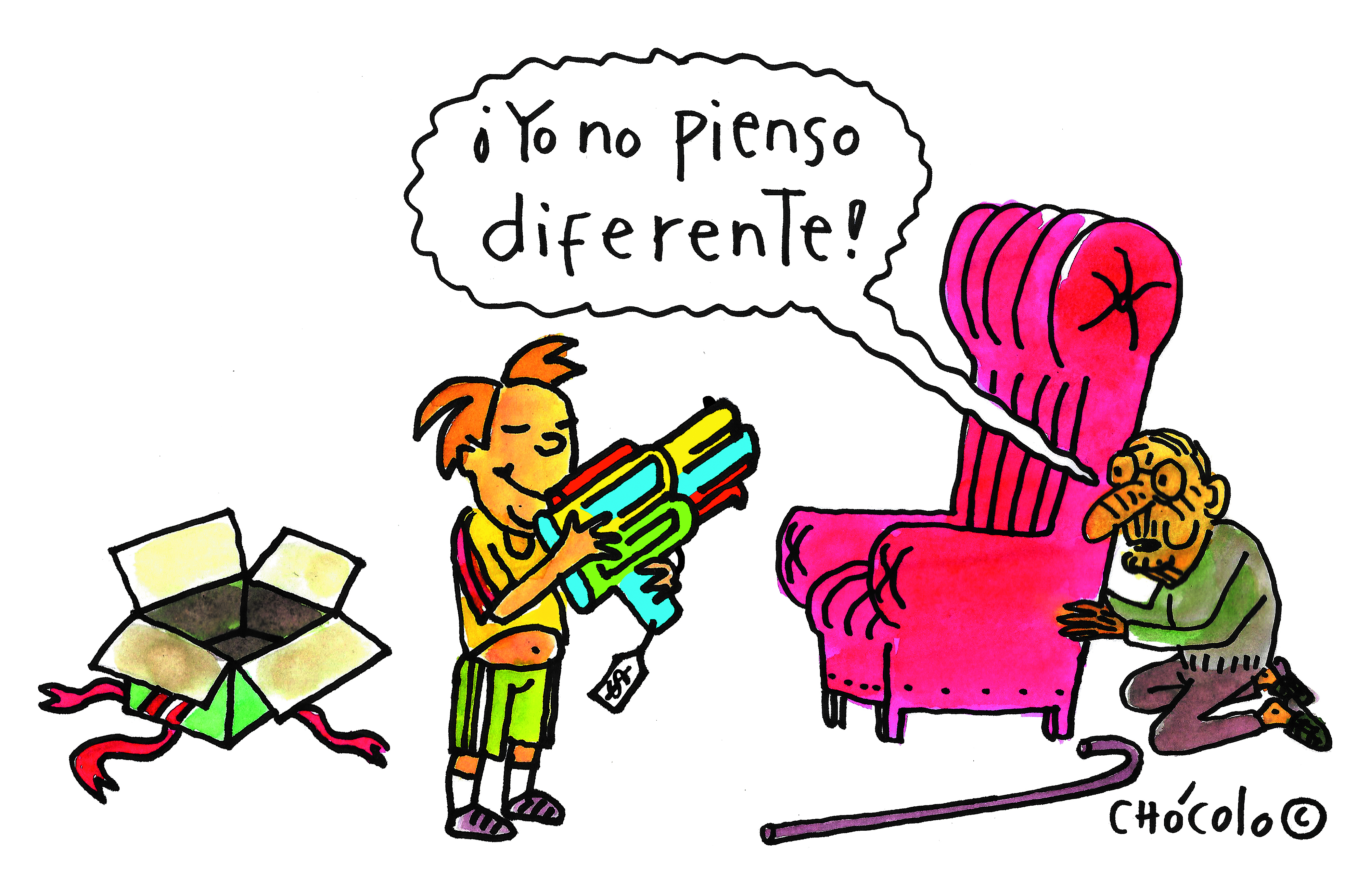 Yo no pienso diferente