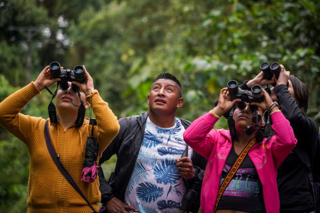 Turismo científico y de naturaleza en la reserva natural La Planada. / Foto: Fernando Guacas- Instituto Humboldt.
