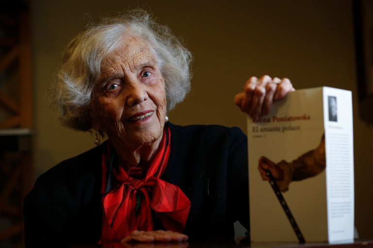 Poniatowska dice que su nueva novela le ayudó a reconocer sus valores