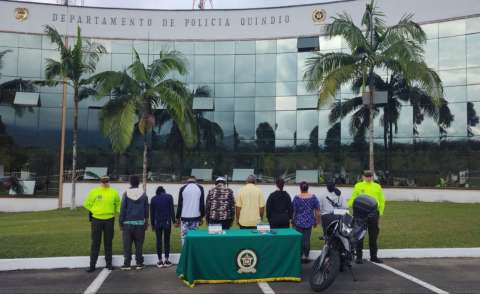 A la cárcel red señalada por tráfico de drogas en el Eje Cafetero
