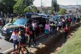 Video: Kenia despidió a Kelvin Kiptum con multitudinario cortejo fúnebre