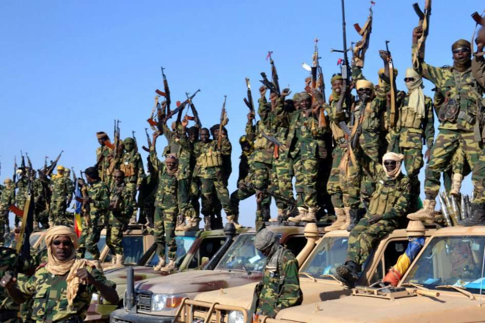 Soldados de Chad que combaten a Boko Haram en plena frontera con Nigeria. / AFP