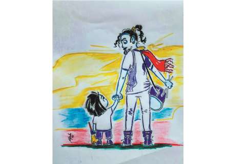 Caricatura por Alfredo Benítez Hernández