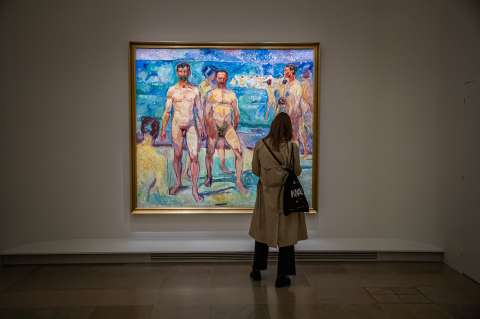 Edvard Munch, gritar con pintura