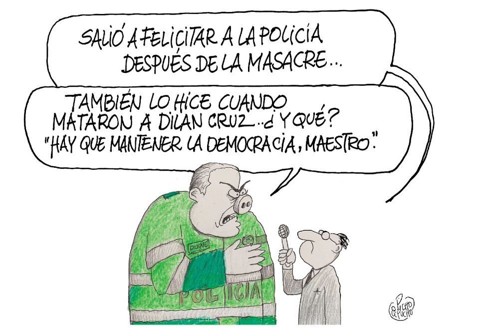 Caricatura de Thumor.