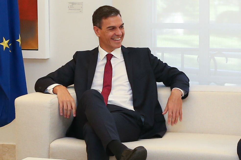 El presidente del gobierno español, Pedro Sánchez. / AFP