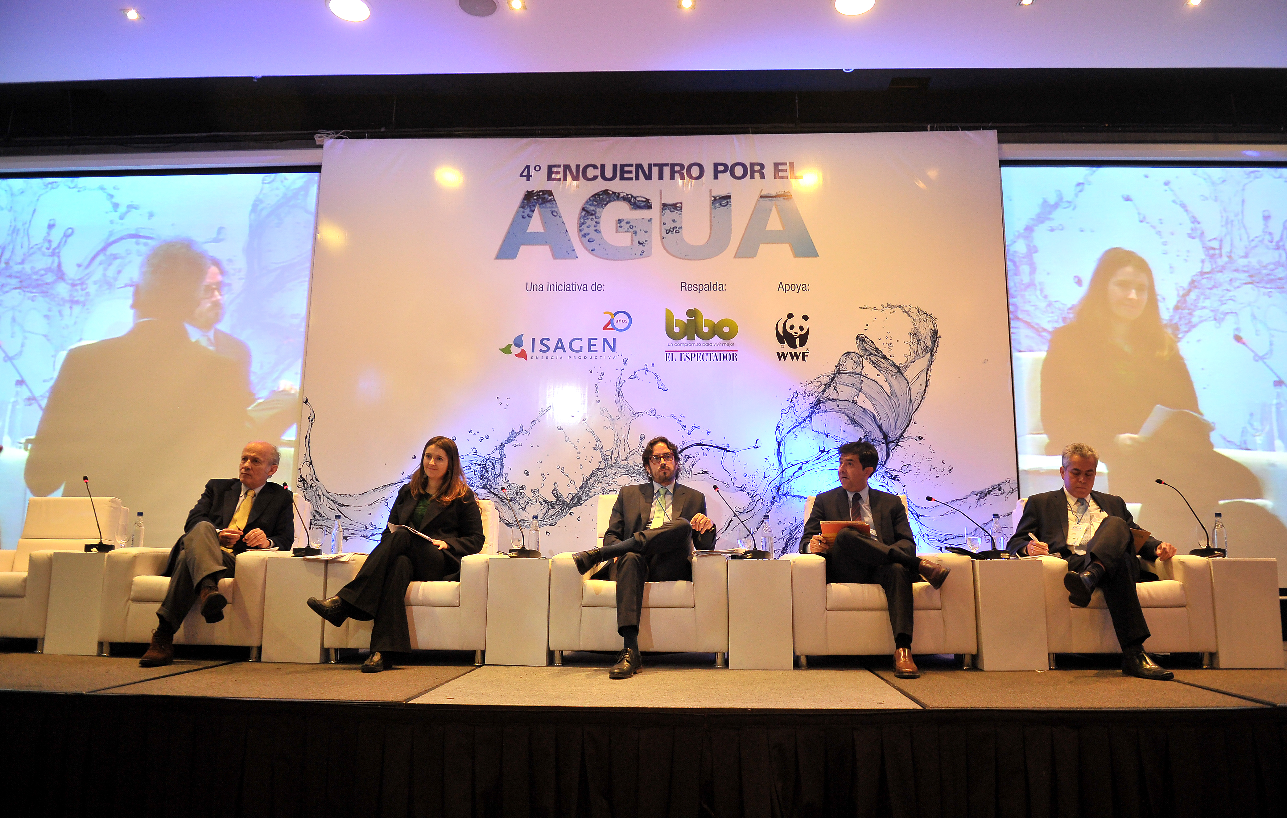 El Cuarto Encuentro por el agua convocado por El Espectador, Isagén, WWF y People and Earth, en las instalaciones del Hotel Hilton de Bogotá. / Gustavo Torrijos