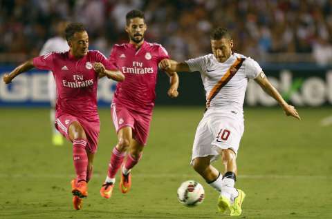 Roma venció a Real Madrid con gol de Francesco Totti