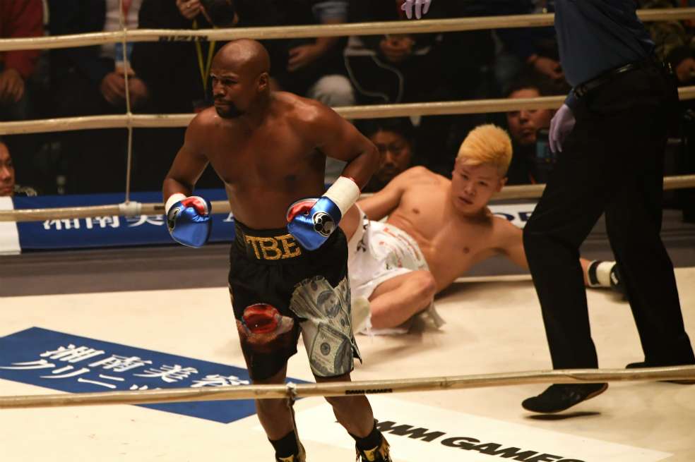 Floyd Mayweather, uno de los mejores boxeadores de la historia. / AFP