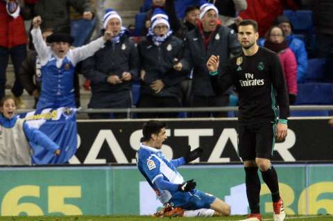 El Espanyol venció al Real Madrid al último minuto