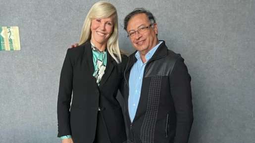 Gustavo Petro y Dilian Francisca Toro se reunieron este martes. Luego, en la noche, el Partido de la U confirmó que serán de la bancada de Gobierno.