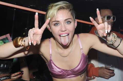 Miley Cyrus y la fiesta de lanzamiento del disco "Bangerz"