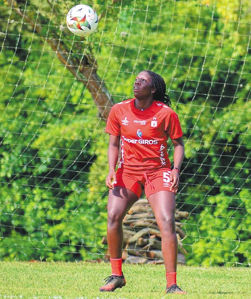 Fabiana Yantén hizo parte del plantel que salió campeón en la Liga Femenina de este año. / América de Cali
