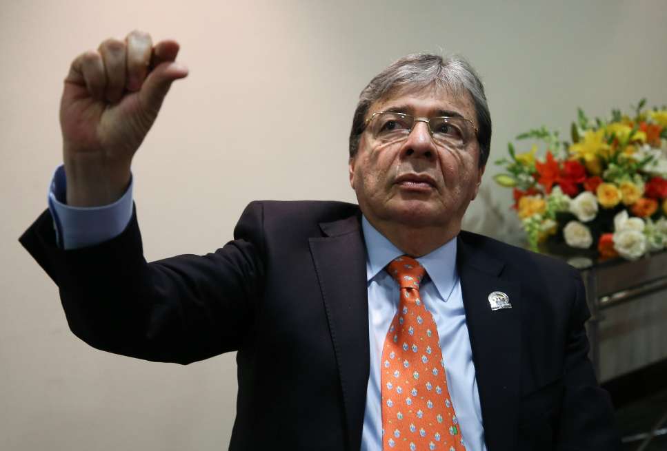 El ministro de Exteriores de Colombia, Carlos Holmes Trujillo. / EFE