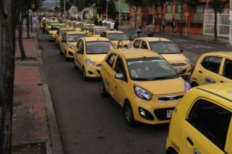 "M-20″, la movilización que espera detener la modernización de taxis en Bogotá