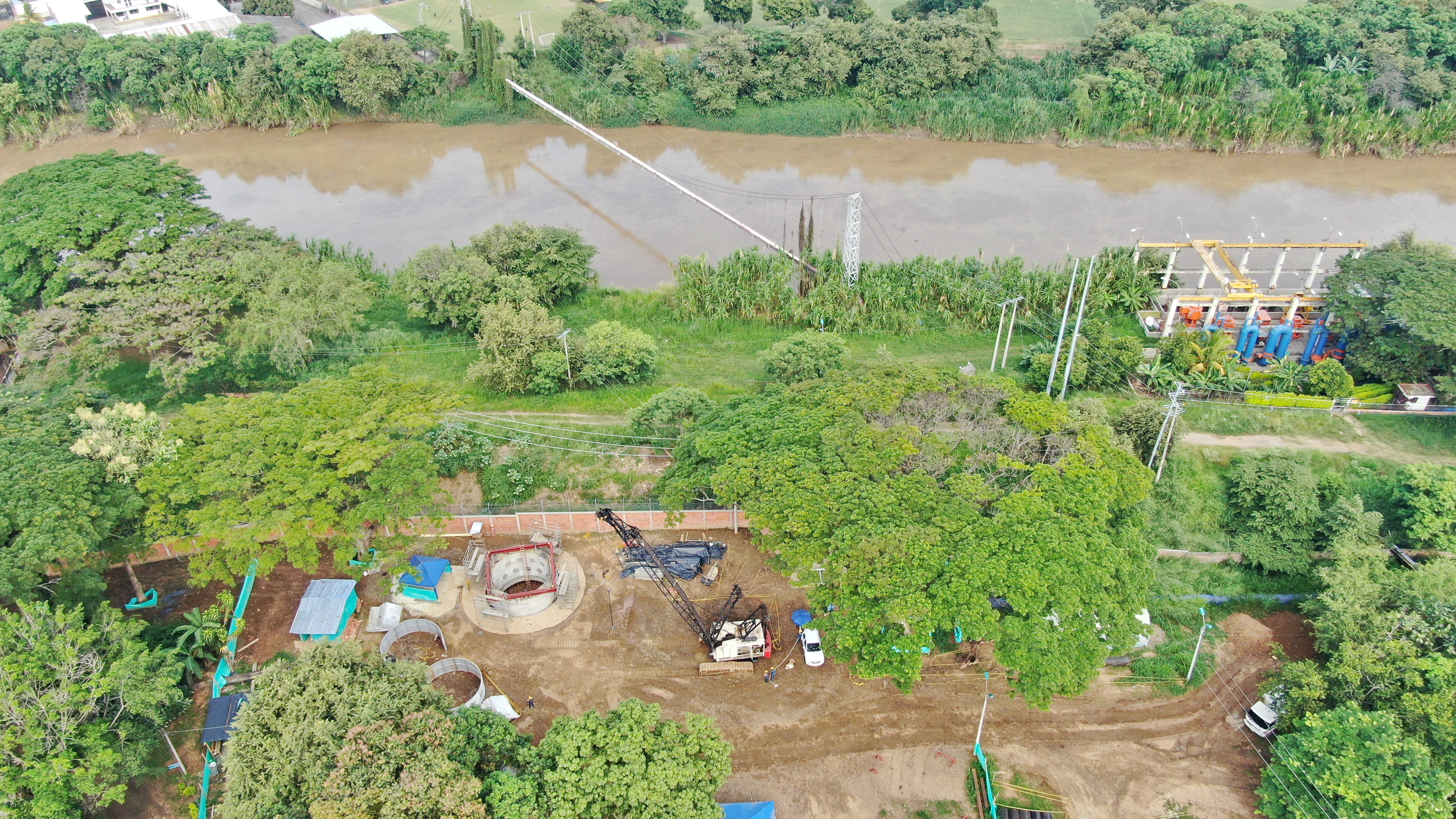 El proyecto de filtración de agua del lecho del río Cauca nutrirá la planta de agua potable Puerto Mallarino.