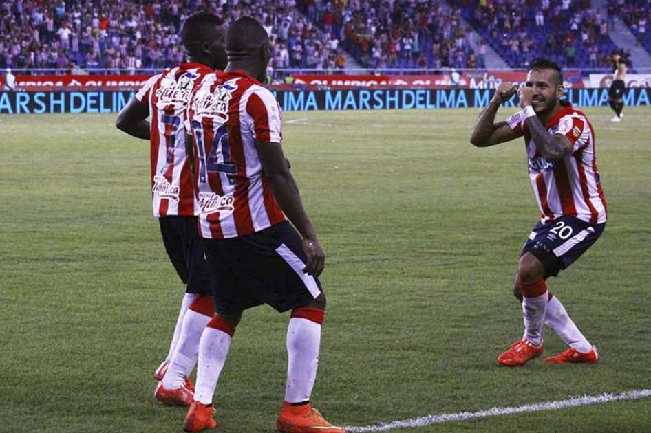 Atlético Júnior celebró su primera victoria del campeonato contra Once Caldas. Foto: Atlético Júnior
