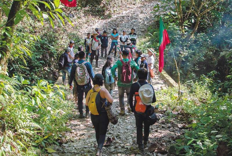 Los pueblos indígenas nasa y misak viven en la región del Duda.