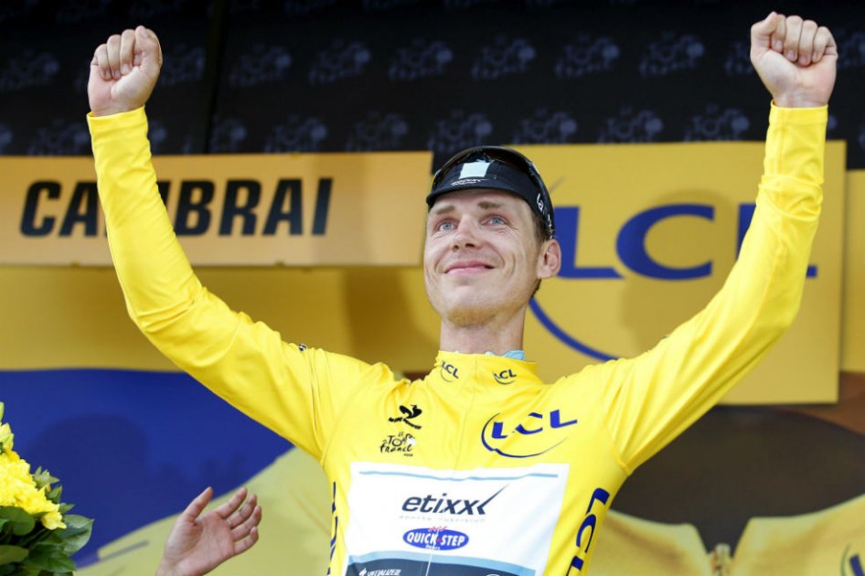 Tony Martin, nuevo líder del Tour de Francia. Foto: AFP