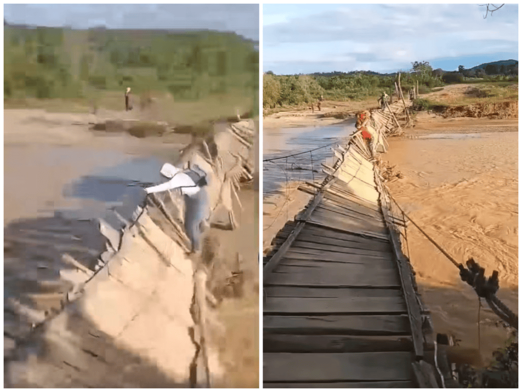 Caída de puente en Cáceres