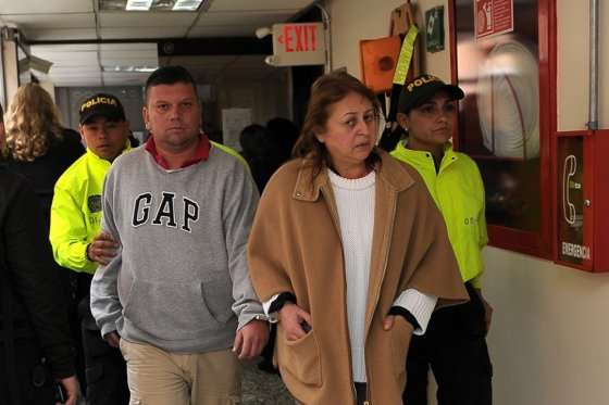 Los capturados Carlos Andrés Grajales Gamba y Norella Acosta Tenorio, jueza de Buga. / Archivo