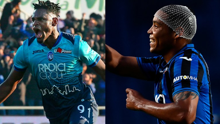 Duván Zapata y Luis Fernando Muriel, la dupla goleadora del Atalanta