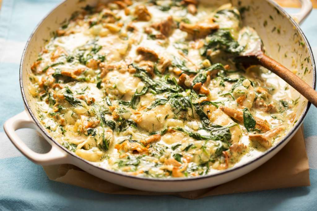 Pollo al limón y cilantro