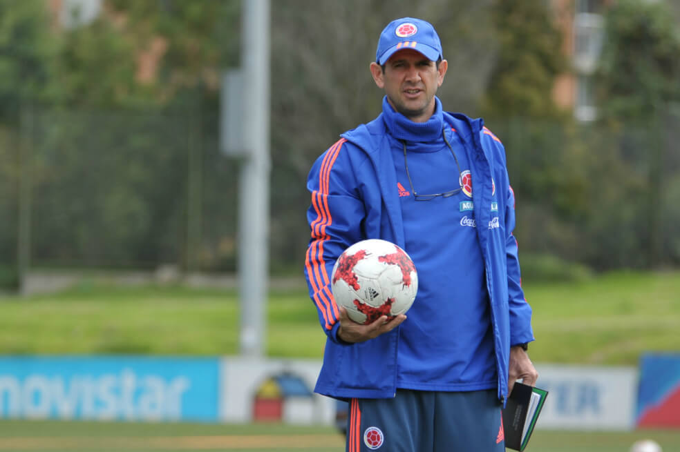 Arturo Reyes, técnico de la selección colombiana Sub-23. / Gustavo Torrijos - El Espectador 