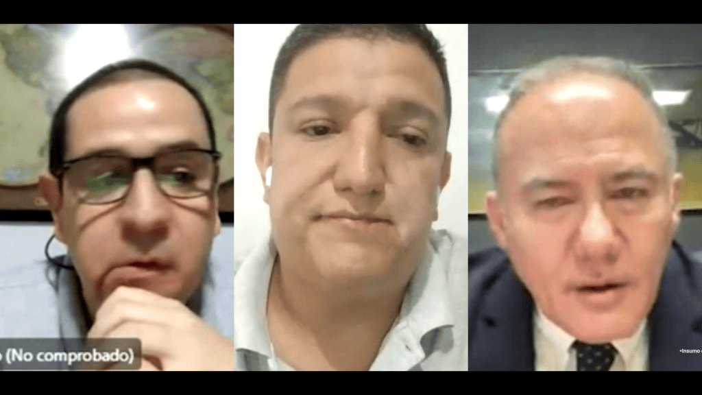 Álvaro José Salazar Romero, José
Eduardo Cortés González y José Olmedo Manjarrez Valencia