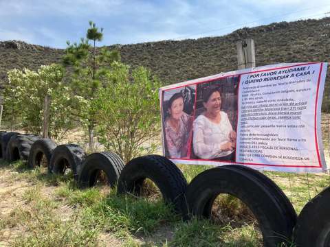 En fotos: continúa la búsqueda de colombiana desaparecida en Coahuila (México)