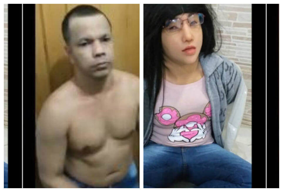 El narcotraficante brasileño Clauvino da Silva se disfrazó de su hija para escapar de prisión. / Youtube