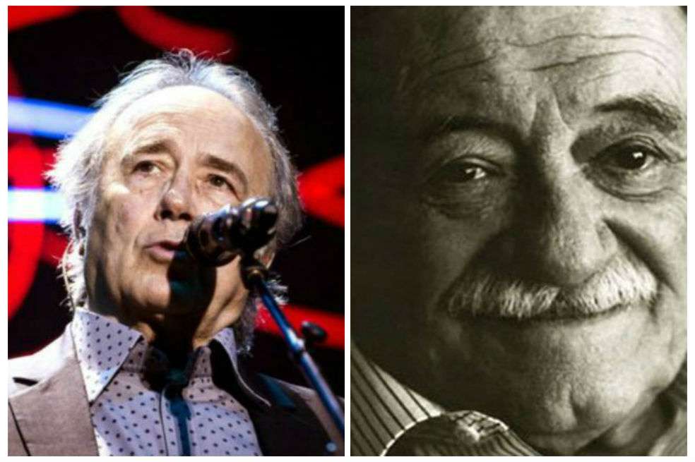 Joan Manuel Serrat trabajó con Mario Benedetti en el disco "El sur también existe".