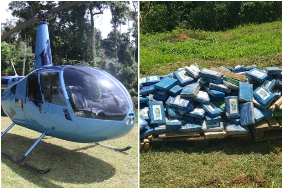 La aeronave fue encontrada en El Darién, una impresionante selva que hace de frontera natural con Colombia. / Tomada de la cuenta: @senafrontpanama