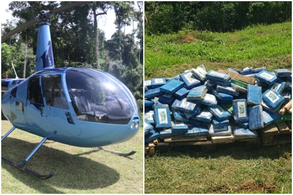 La aeronave fue encontrada en El Darién, una impresionante selva que hace de frontera natural con Colombia. / Tomada de la cuenta: @senafrontpanama
